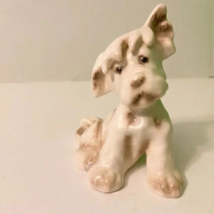 Vintage Terrier Dog Cortendorf 2663 Germany  4 Inch Tall Animal Figurine